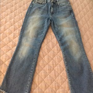 Mother Insider Crop Two Step Fray